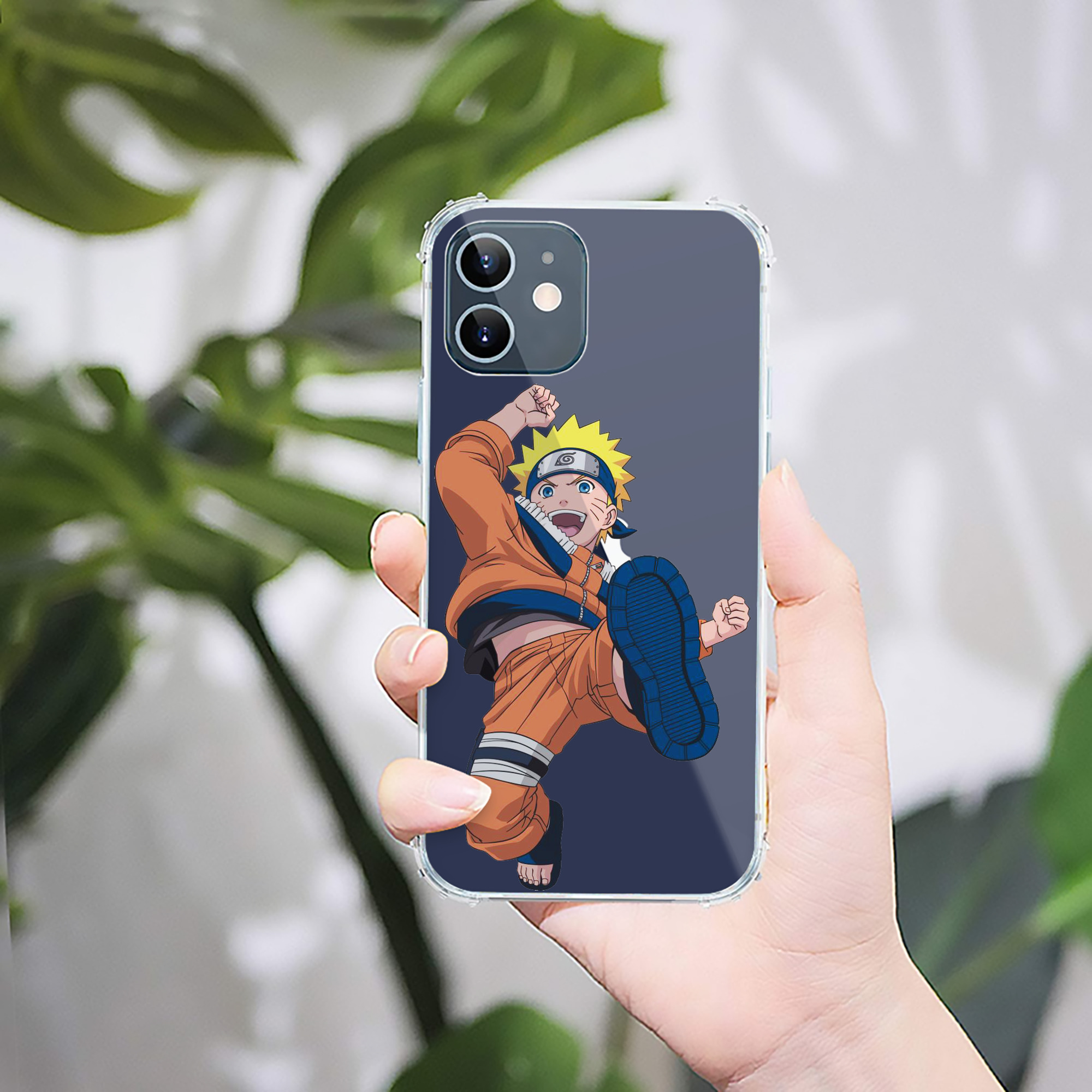 （画像用） NARUTO -ナルト- うずまき ナルト Uzumaki Naruto 【iPhone 12シリーズ対応】透明スマホケース（クリアソフトケース）